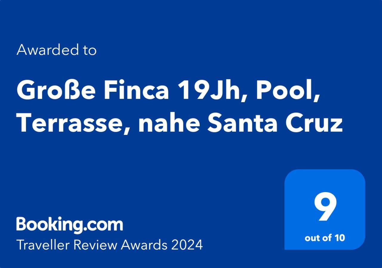 Grosse Finca 19Jh, Pool, Terrasse, Nahe Santa Cruz Санта-Круз-де-ла-Пальма Экстерьер фото